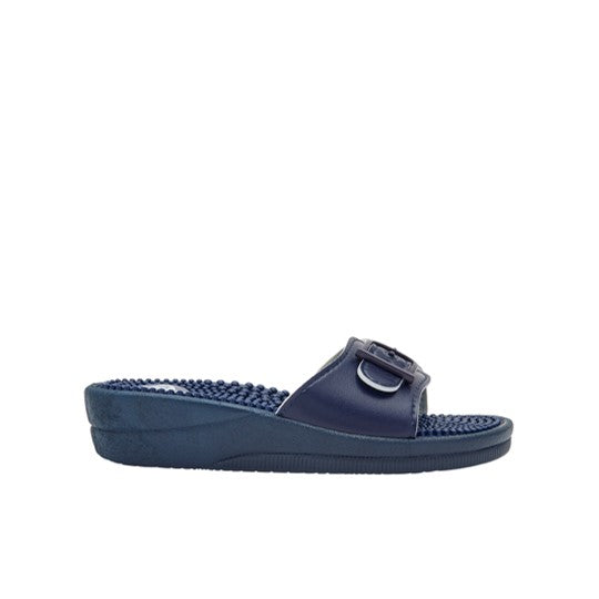 Slides Blue navy New Massage