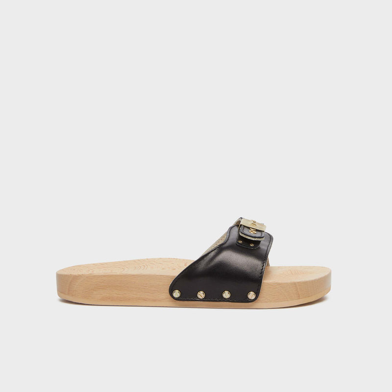 PESCURA FLAT - Leather - Black - Women