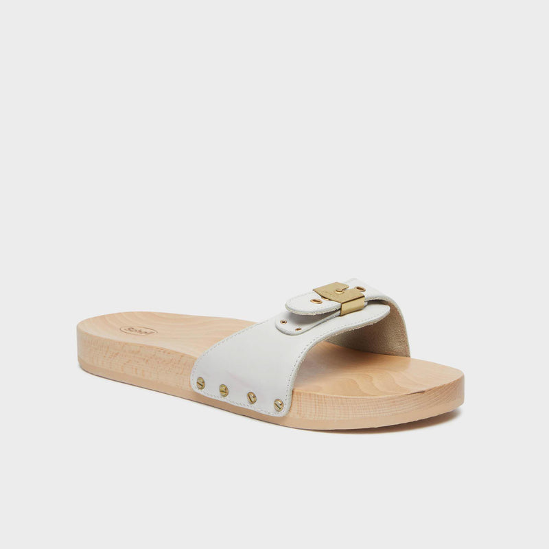 PESCURA FLAT - Leather - White - Women