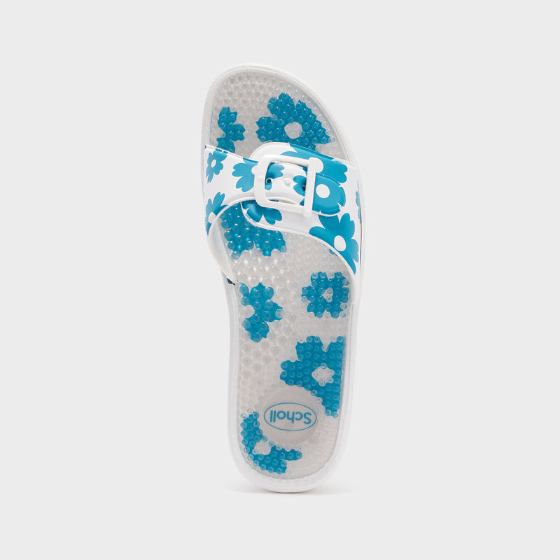 New Massage - Pvc - White / blue - Women