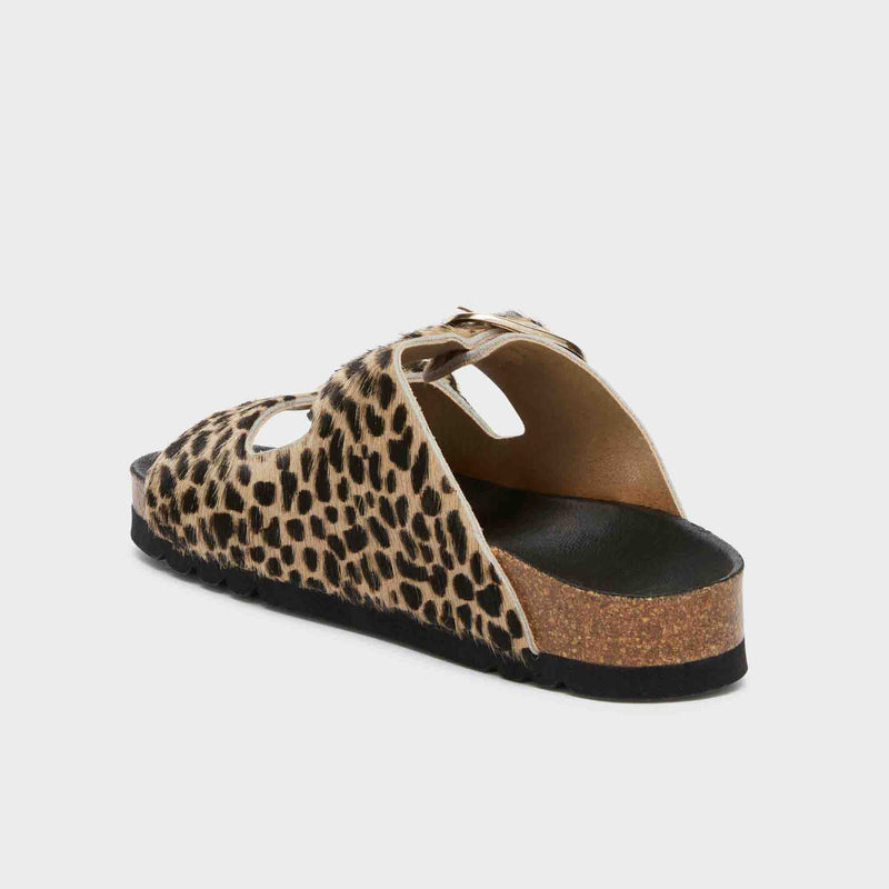 Noelle - Bedrucktes leder - Leopard - Women