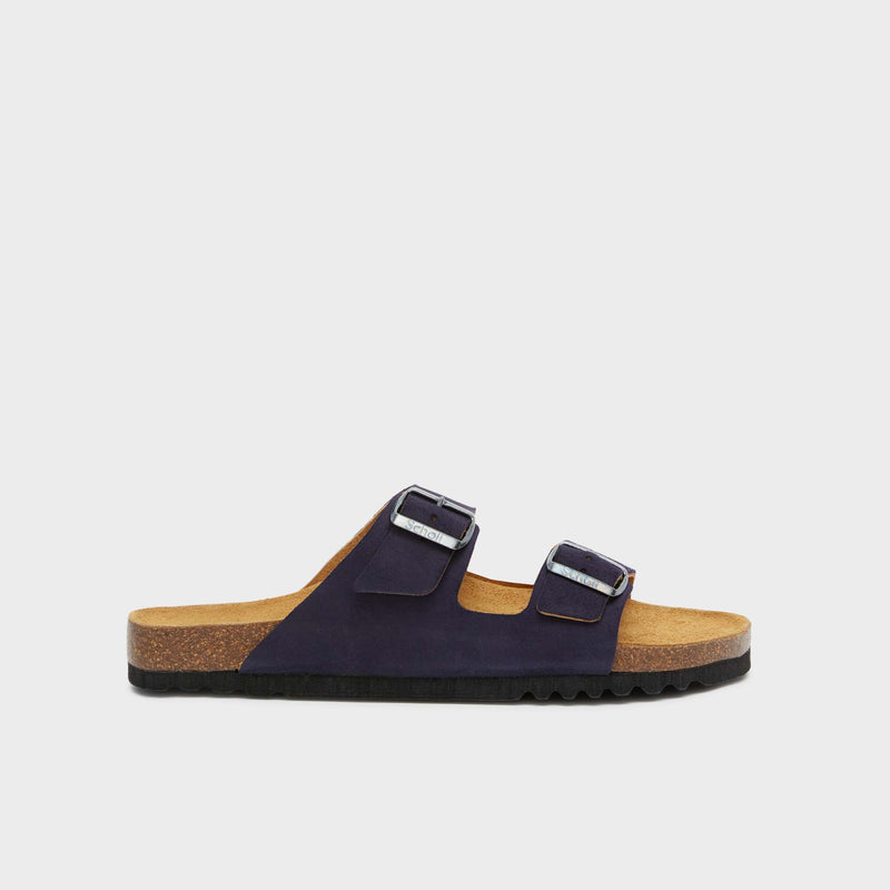 JULIEN - Pelle scamosciata - Navy blu - Men