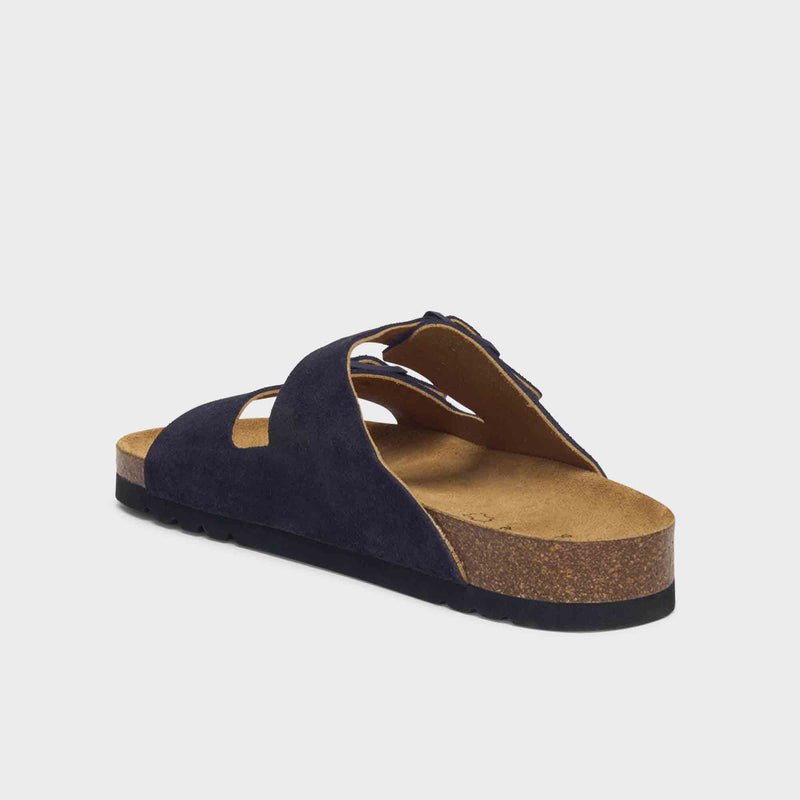 JULIEN - Suede - Navy blue - Men