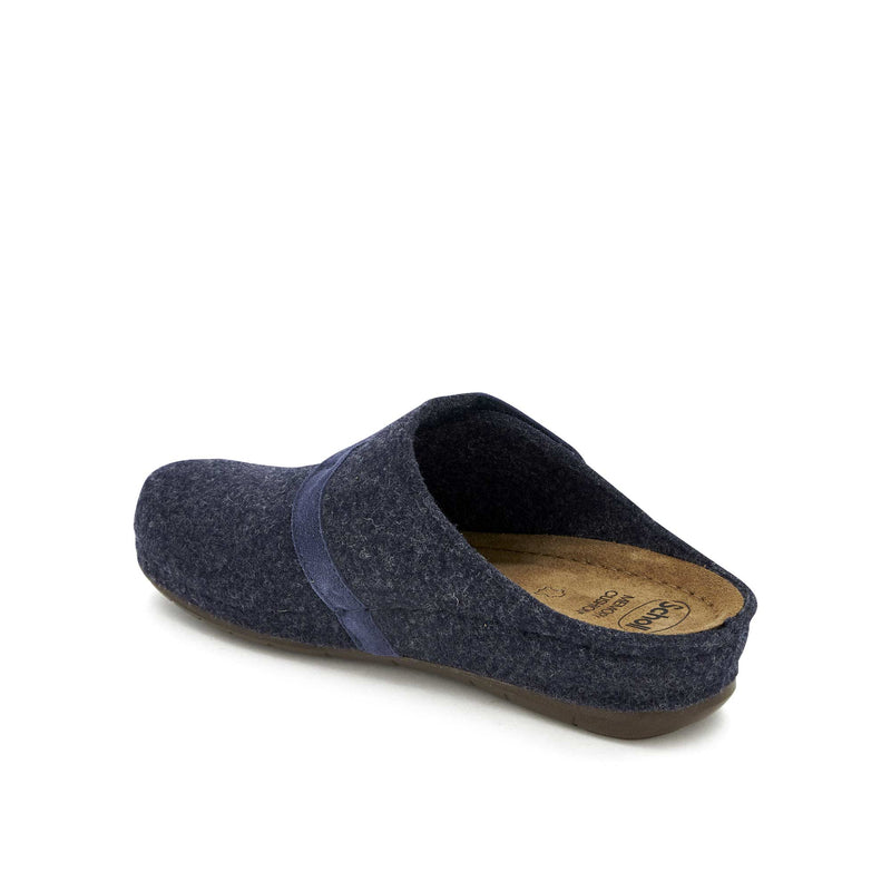 BRUGES - Wool+suede - Azul marino - 