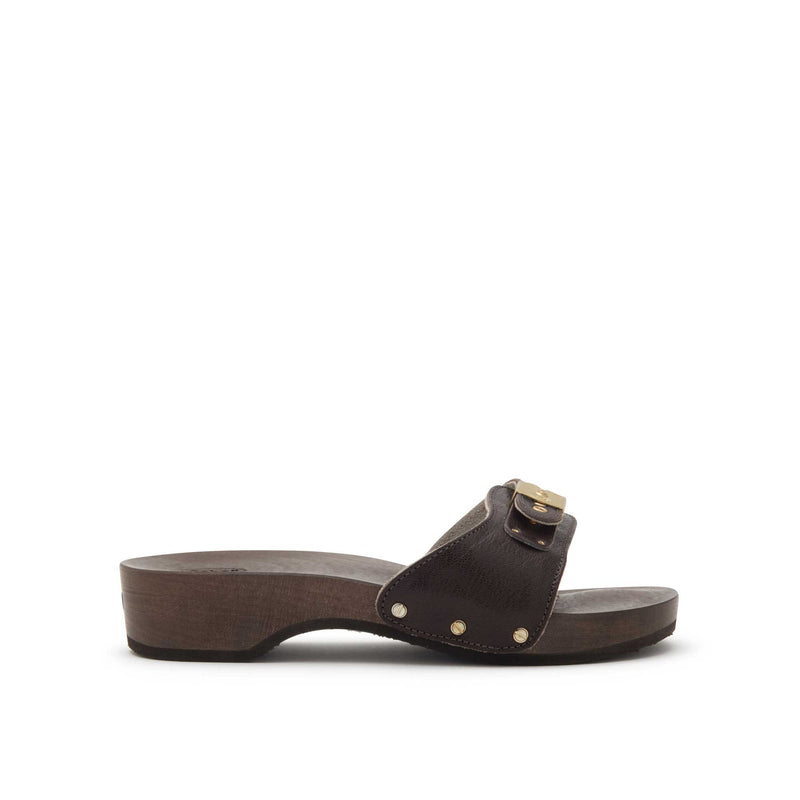 PESCURA HEEL - Leather - Dark brown - 