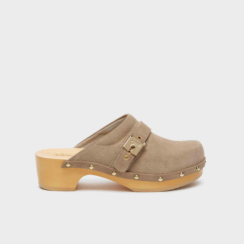 Pescura Clog 50 - Suède - Beige/honey - Women