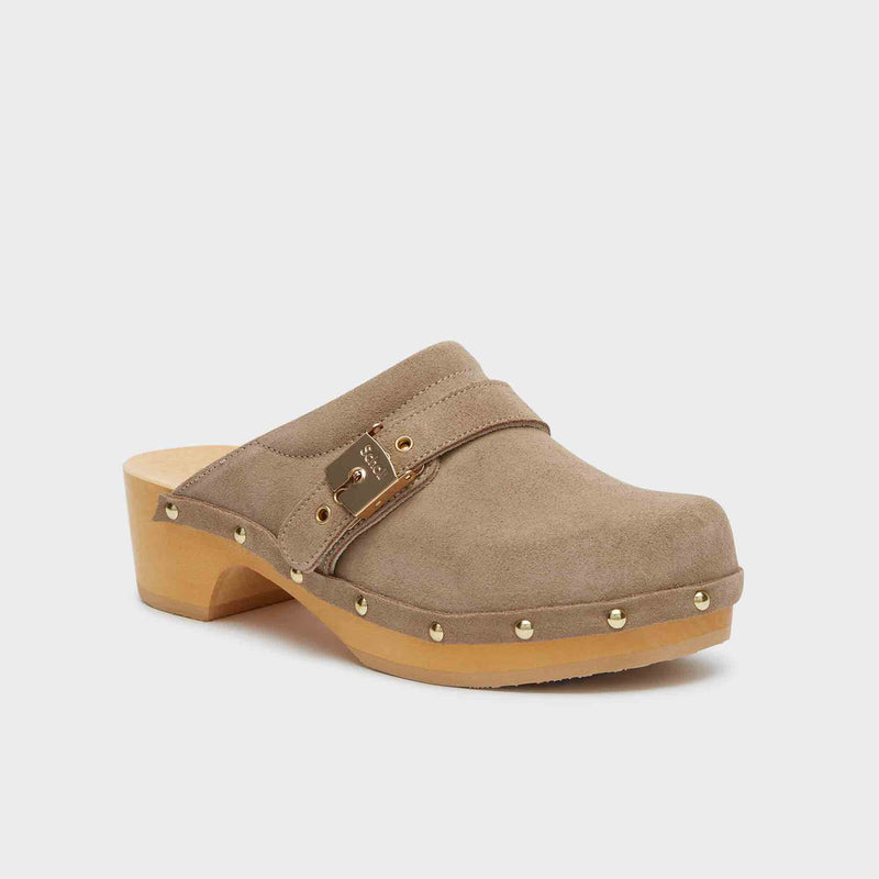 Pescura Clog 50 - Suede - Beige/honey - Women