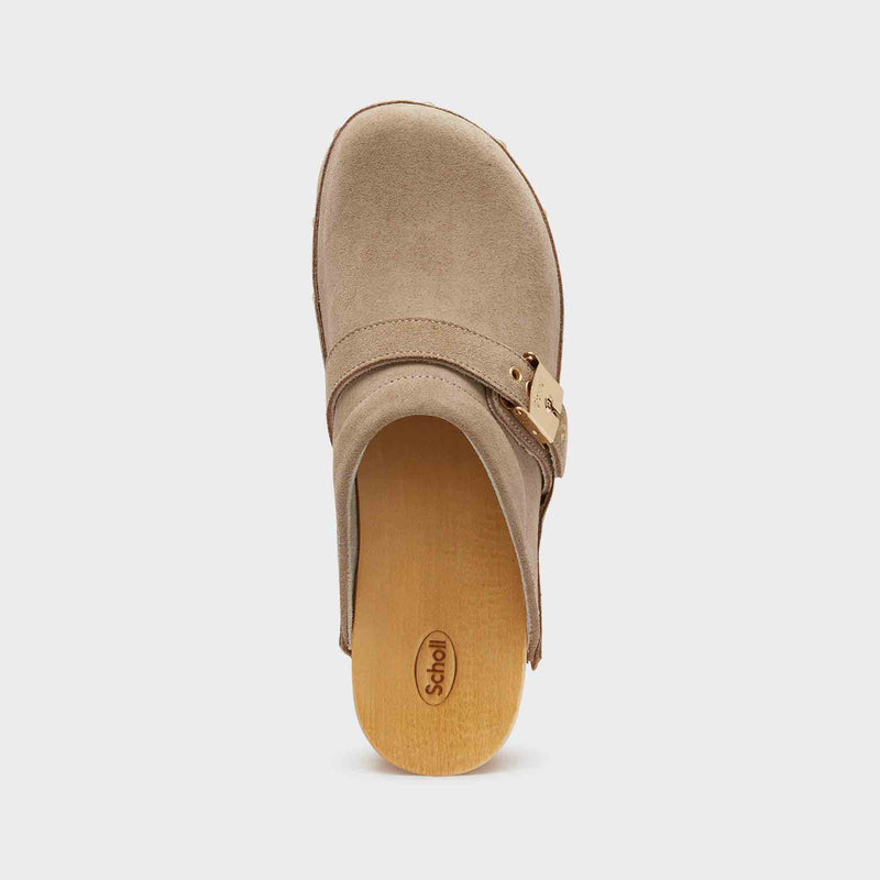 Pescura Clog 50 - Suède - Beige/honey - Women