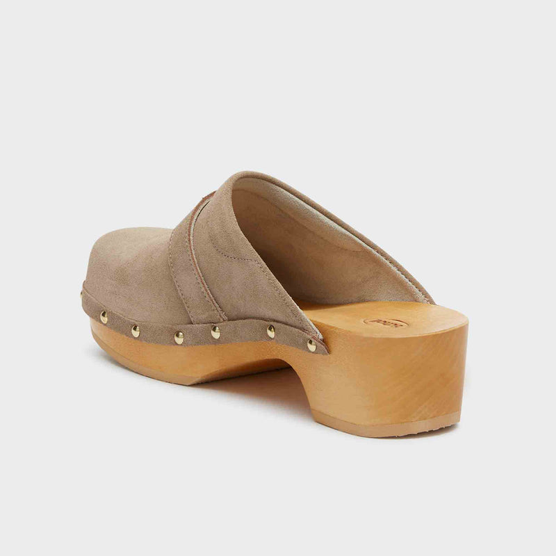 Pescura Clog 50 - Suede - Beige/honey - Women