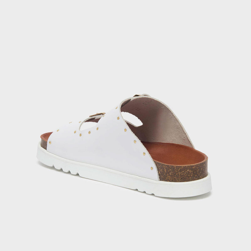 BEATRIZ - Cuir - Blanc - Women