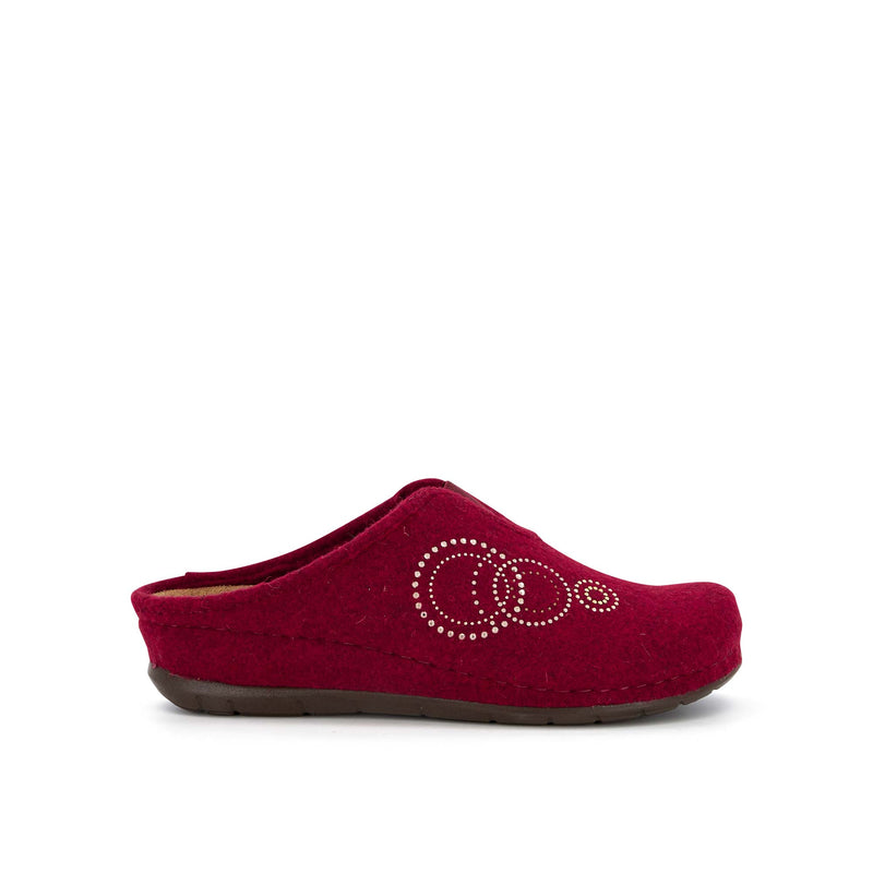 INVERNESS ST - Wool+strass - Dark red - 