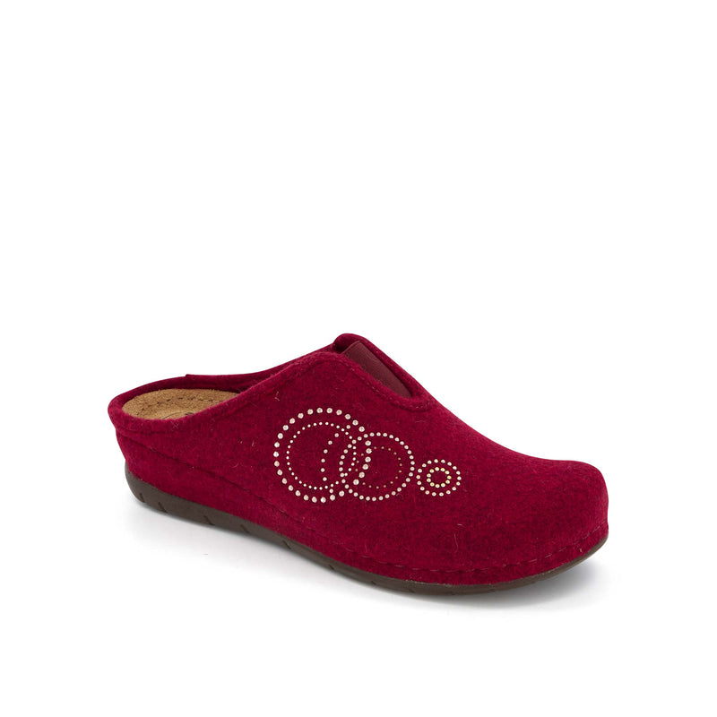 INVERNESS ST - Wool+strass - Dark red - 