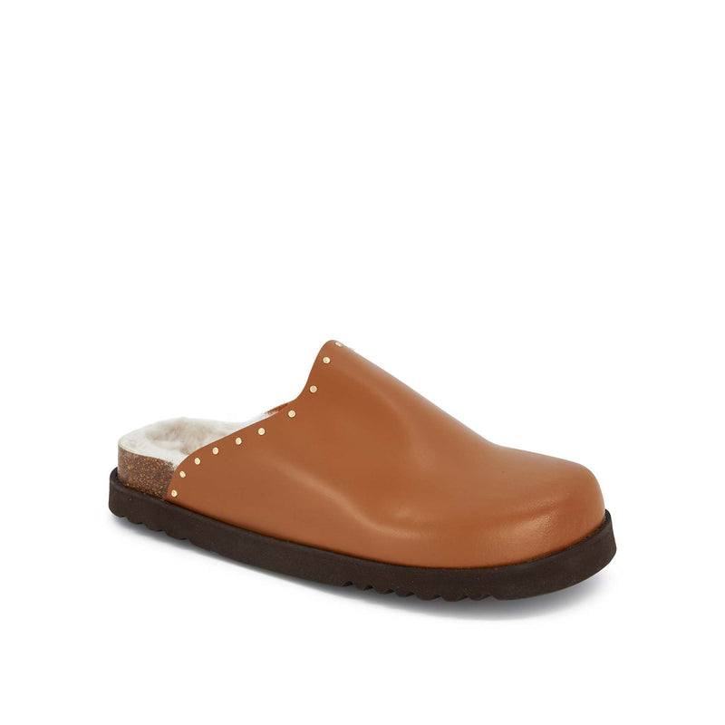 FAE STUDS - Leather+studs - Cognac - 