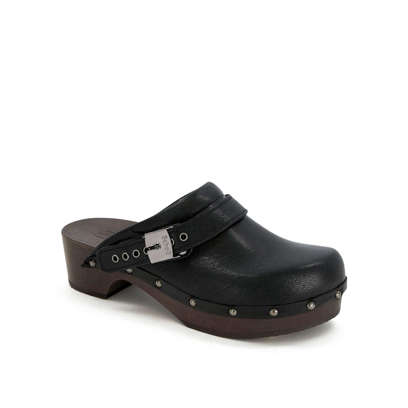 PESCURA ROBIN N/F - Leather - Black - 