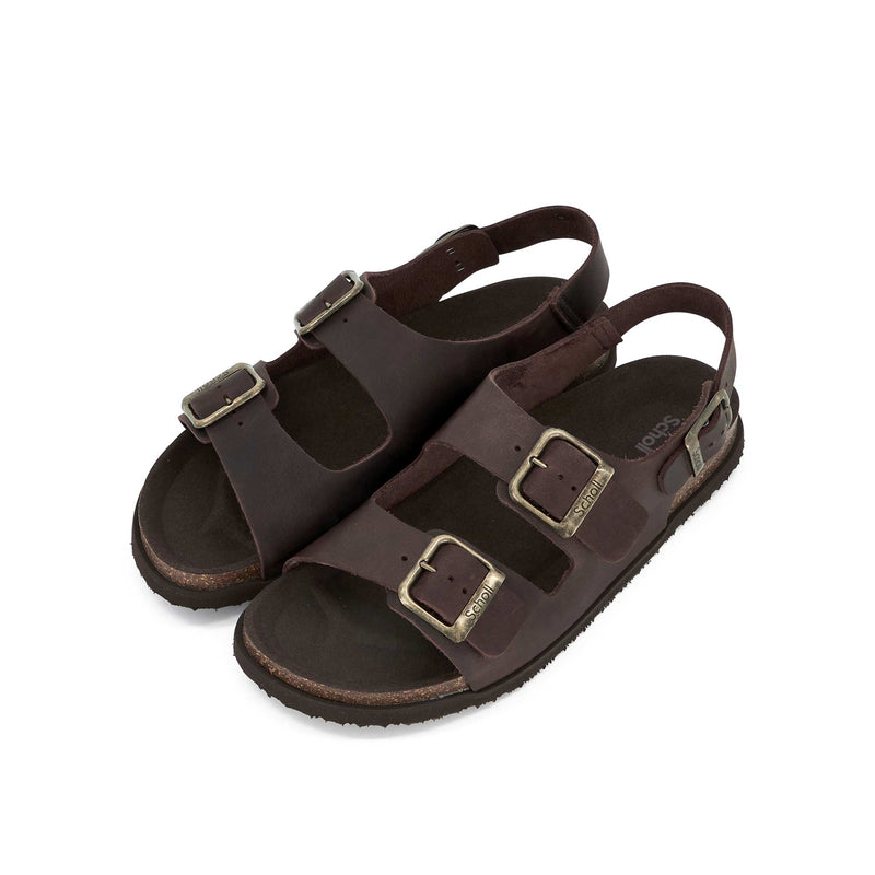 GASTON - Leather - Dark brown - 