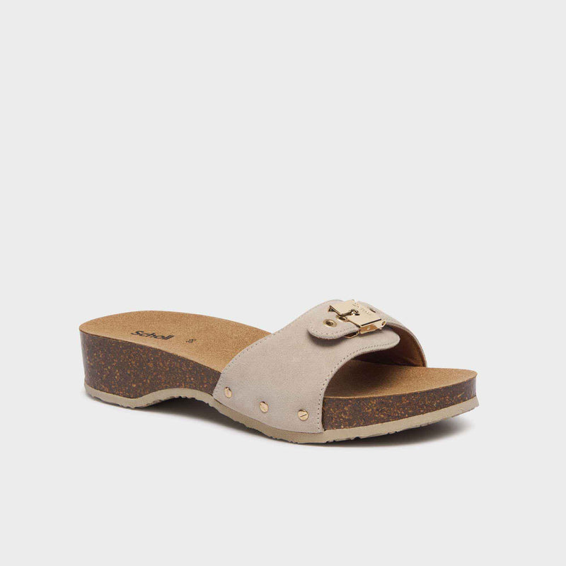 PESCURA HEEL CORK - Wildleder- - Off white - Women