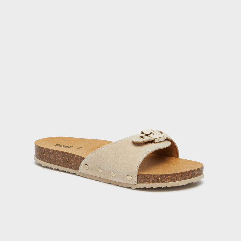 PESCURA FLAT CORK - Wildleder- - Off white - Women