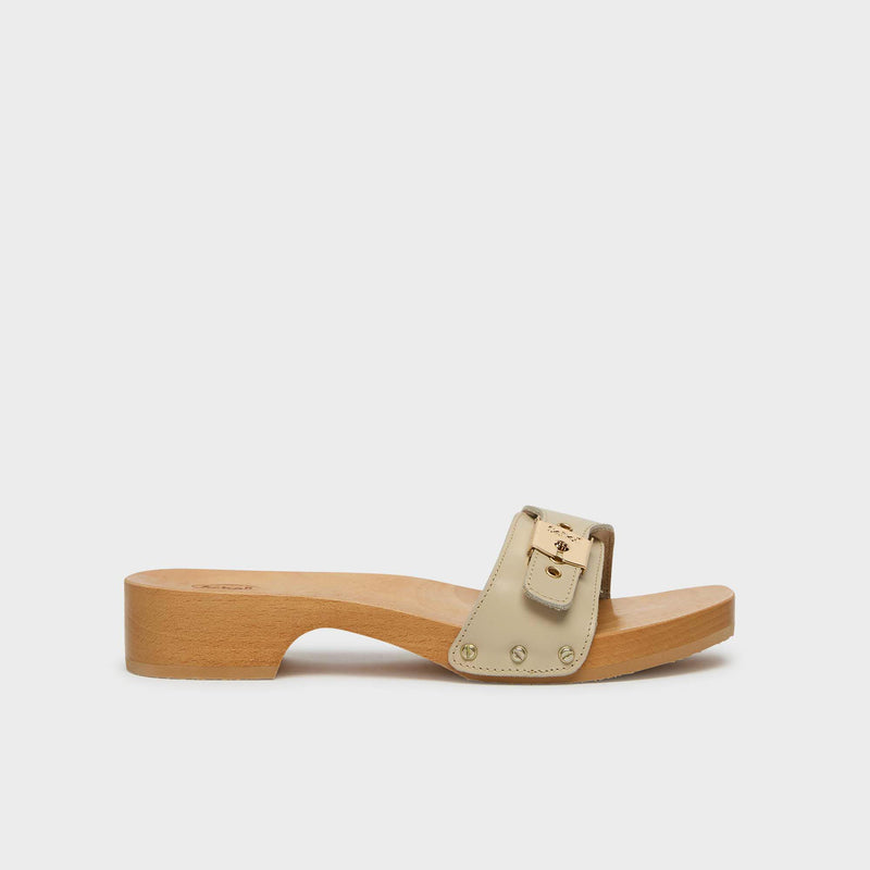 PESCURA CAMERON - Cuir - Off white - Women