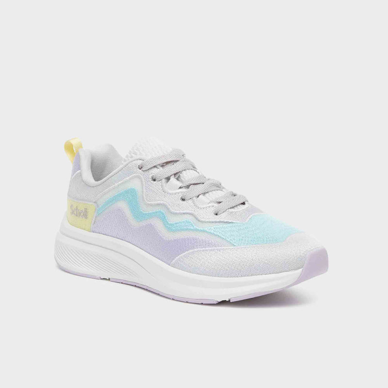 Uranus - Embroidered textile - Lt grey/aqua/lilac - Women