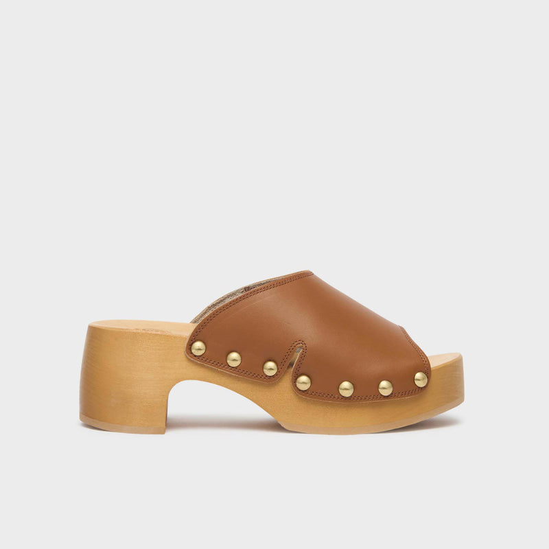 PESCURA WAVE SR - Leather - Cognac - Women