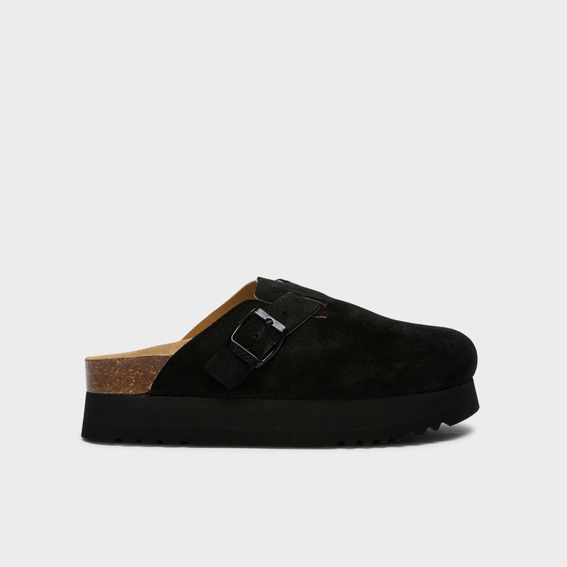 JUSTINE - Suede - Black - Women