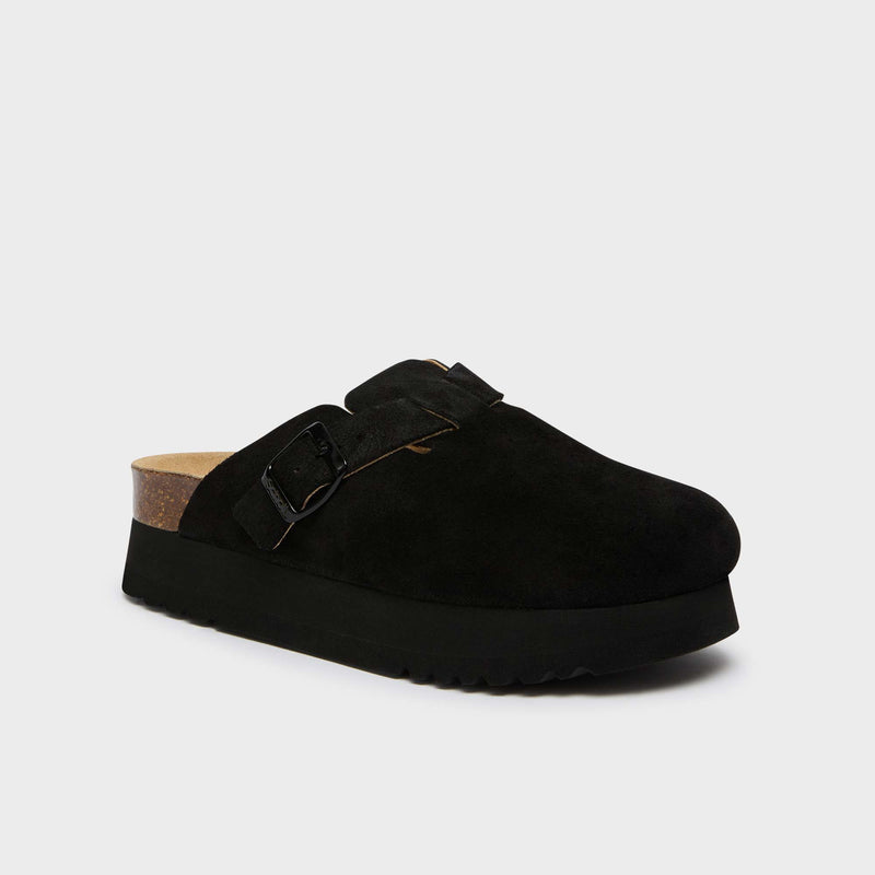 JUSTINE - Suede - Black - Women