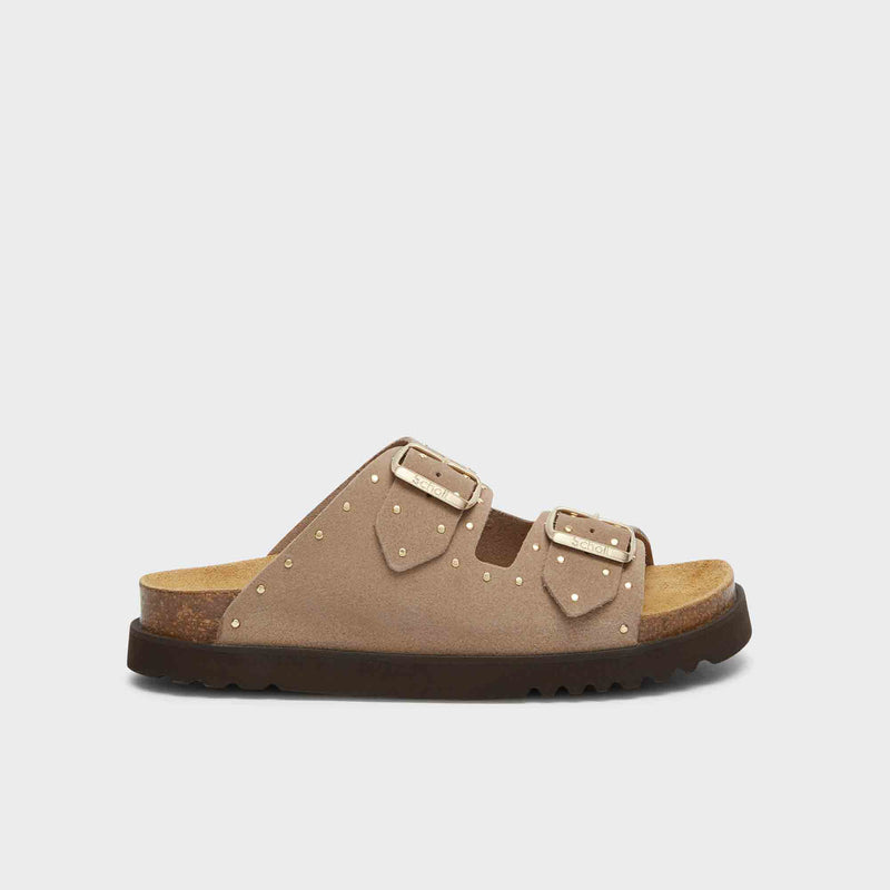 Beatriz - Wildleder- - Dk beige/gold - Women