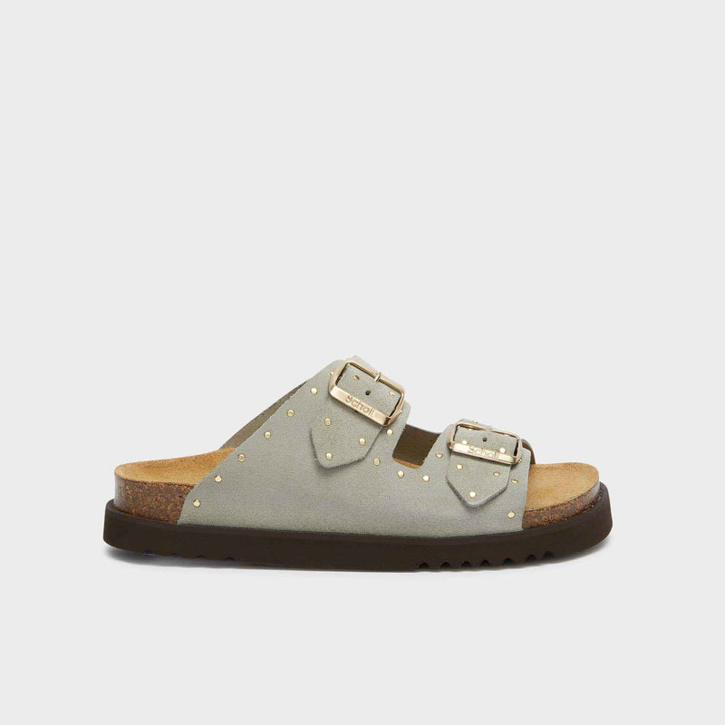 Beatriz - Wildleder- - Sage/gold - Women