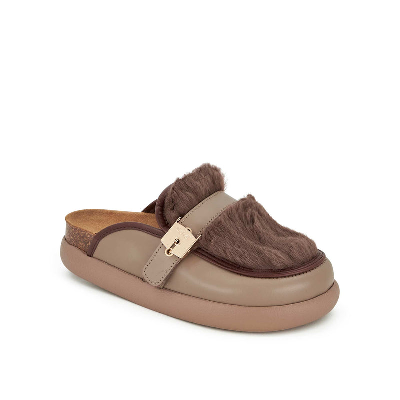 KENDALL - Pelliccia sintetica - Taupe - 