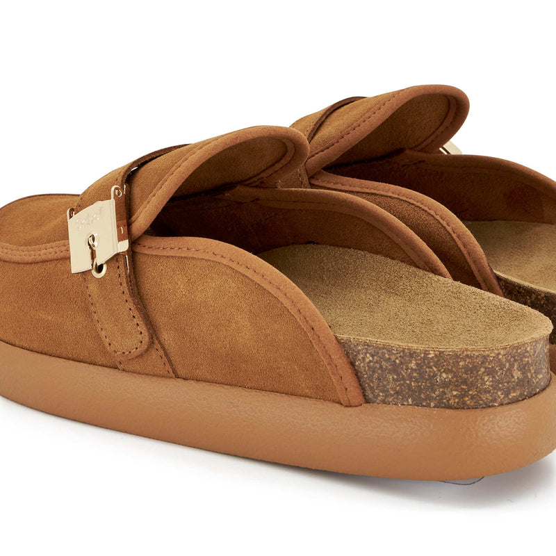 KENDALL - Pelle scamosciata - Cognac - 