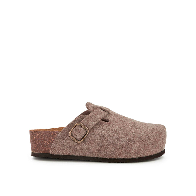 CHARLENE BUCKLE - Felt - Light brown - 