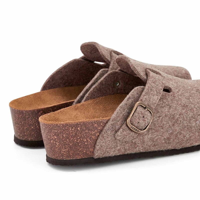 CHARLENE BUCKLE - Felt - Light brown - 