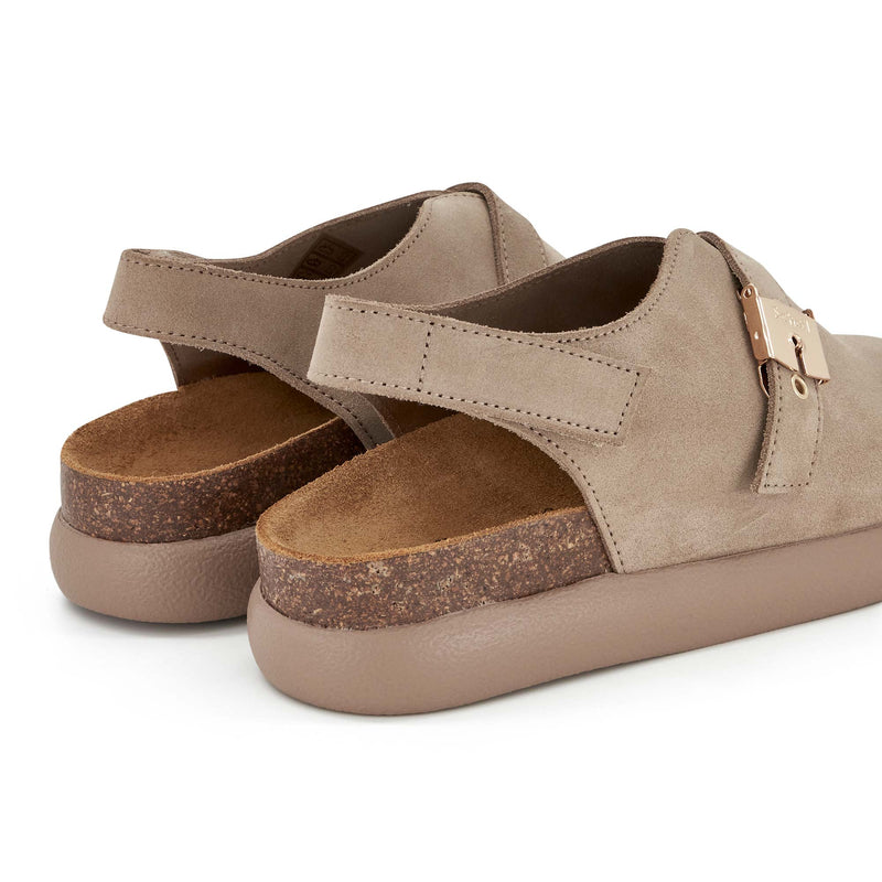 ADELE - Suede - Dark beige - Women