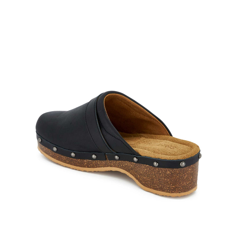 PESCURA CLOG 50 CORK - Leather - Black - 