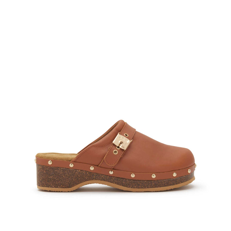 PESCURA CLOG 50 CORK - Cuero - Coñac - 