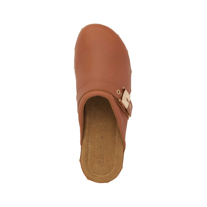 PESCURA CLOG 50 CORK - Cuero - Coñac - 