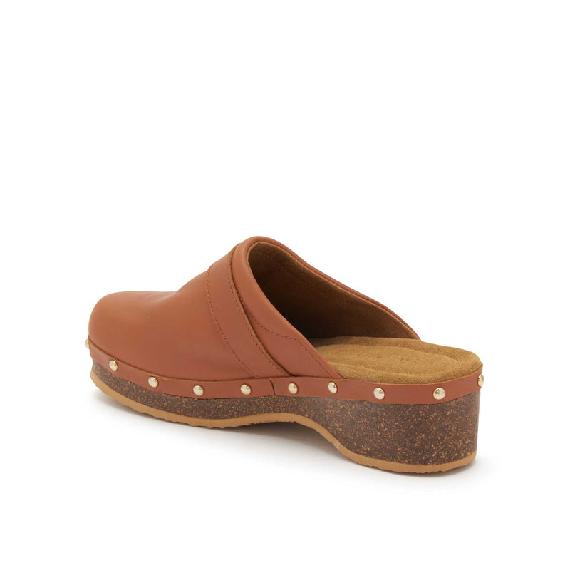 PESCURA CLOG 50 CORK - Cuero - Coñac - 