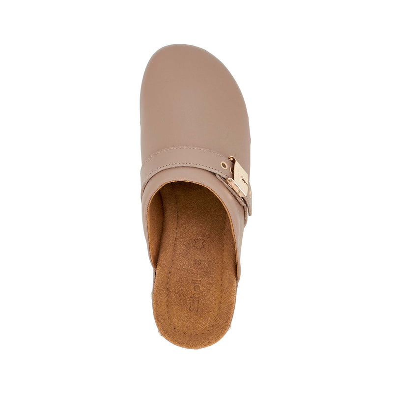 PESCURA CLOG 50 CORK - Pelle - Dark beige - 