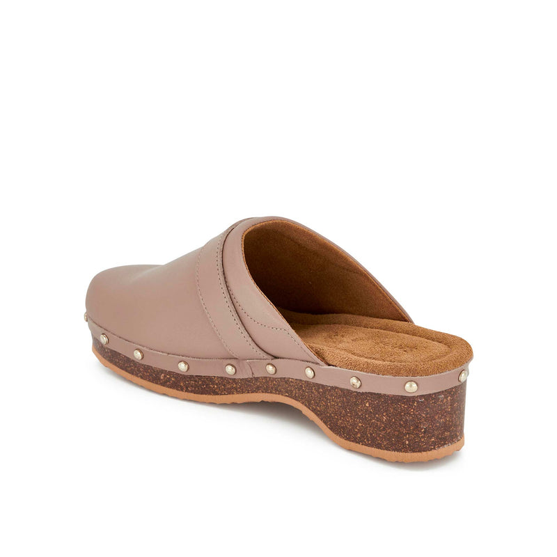 PESCURA CLOG 50 CORK - Pelle - Dark beige - 