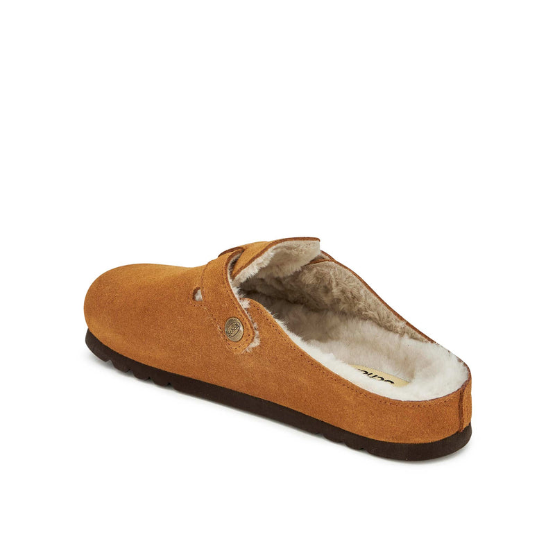 GRACE F - Suede - Cognac - 