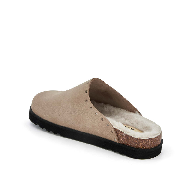 FAE STUDS - Suede - Dark beige - 