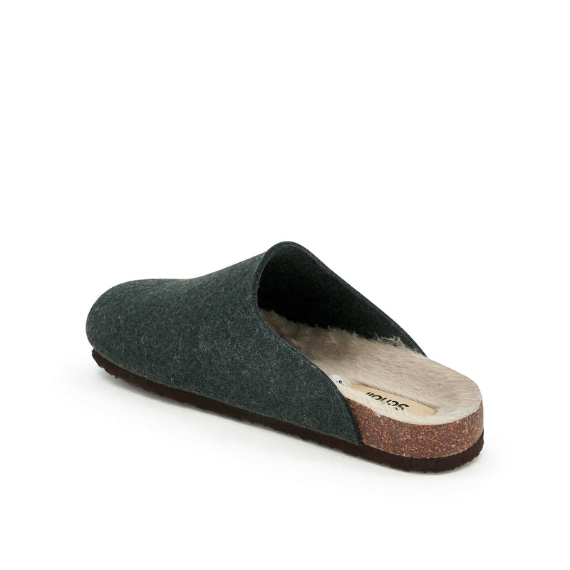 LOUISE - Felt - Dark green - 