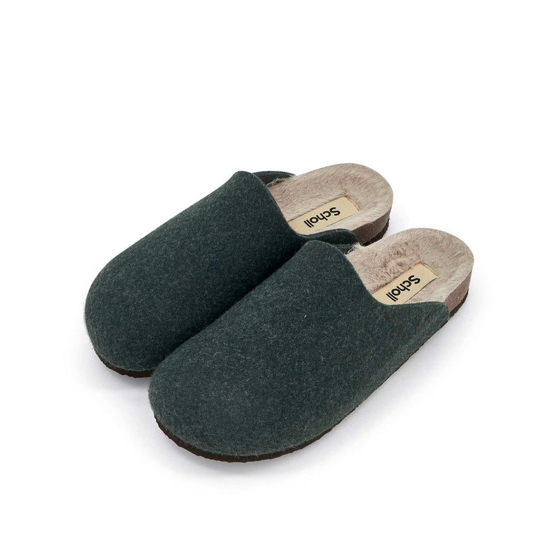 LOUISE - Felt - Dark green - 