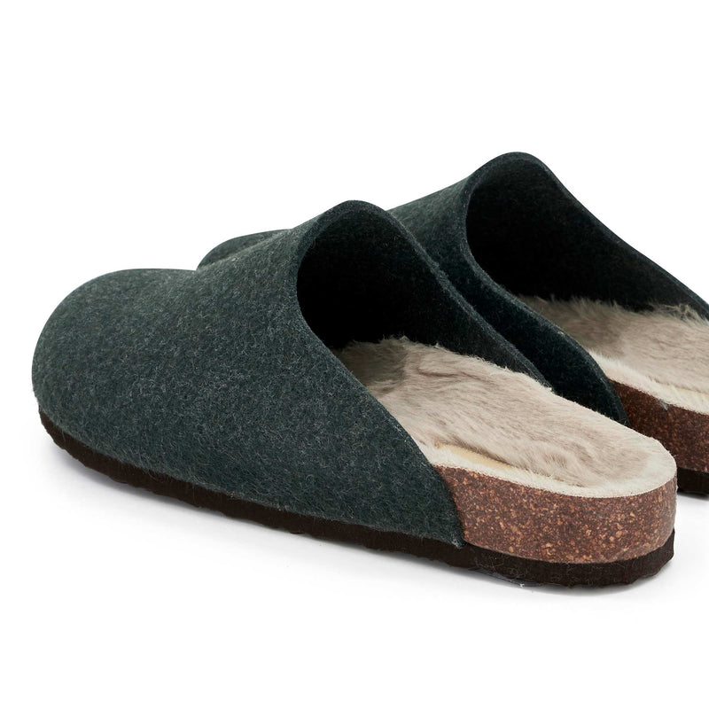 LOUISE - Felt - Dark green - 