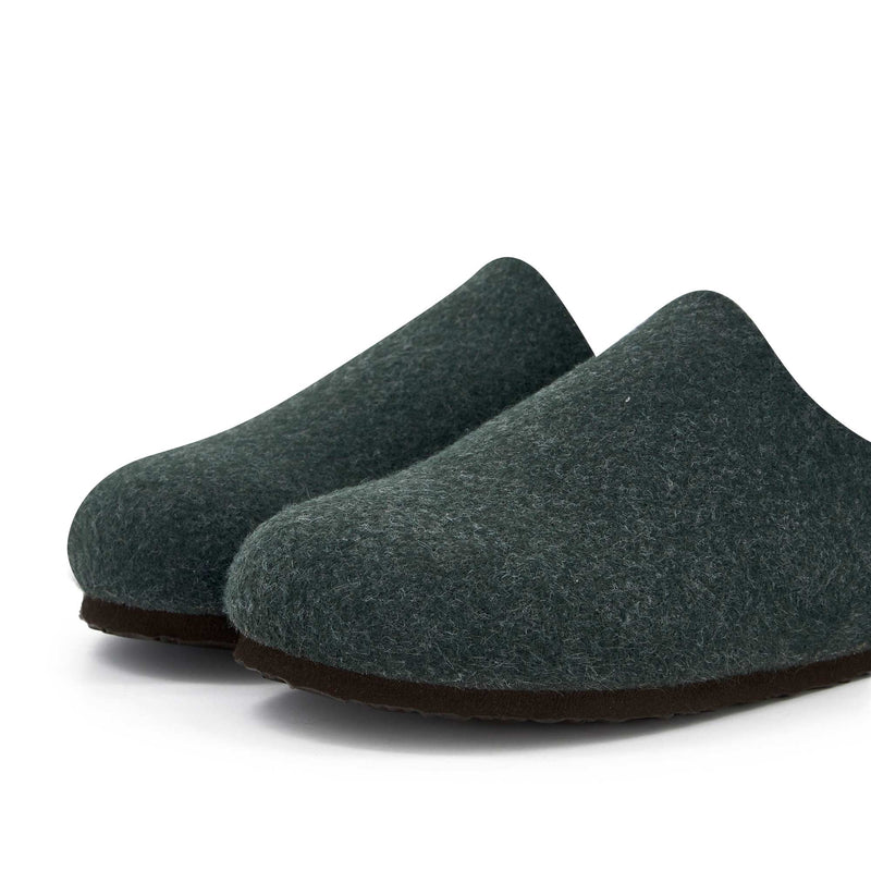 LOUISE - Felt - Dark green - 