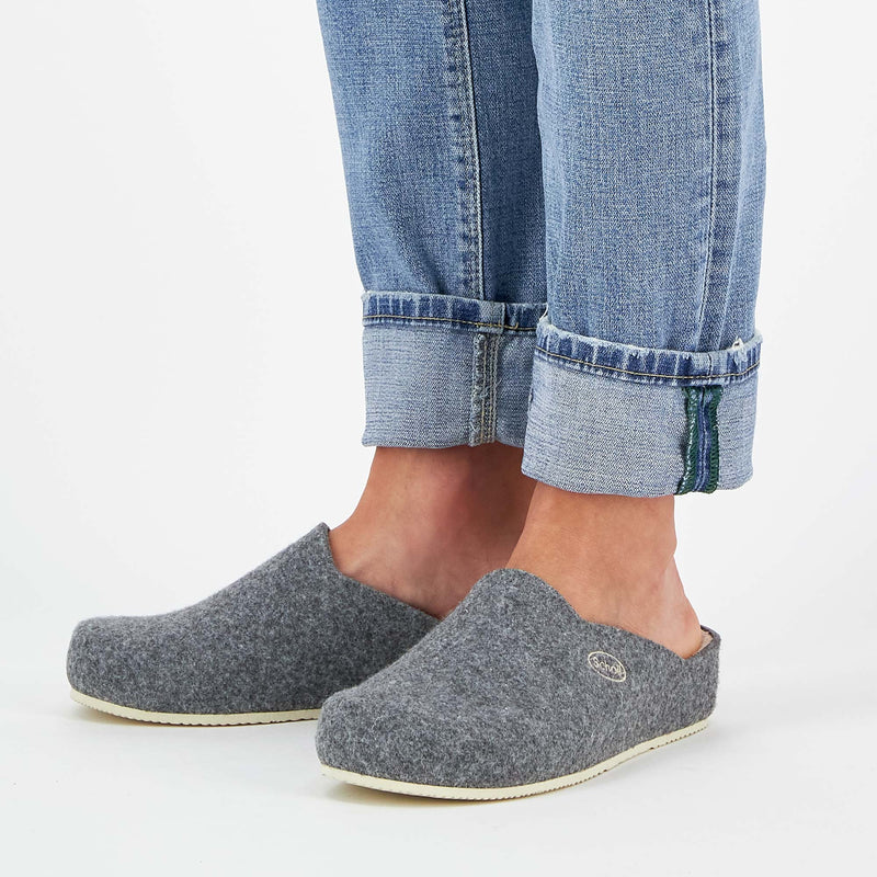 LAYE HIGH - Recycled felt - Gris foncã© - 