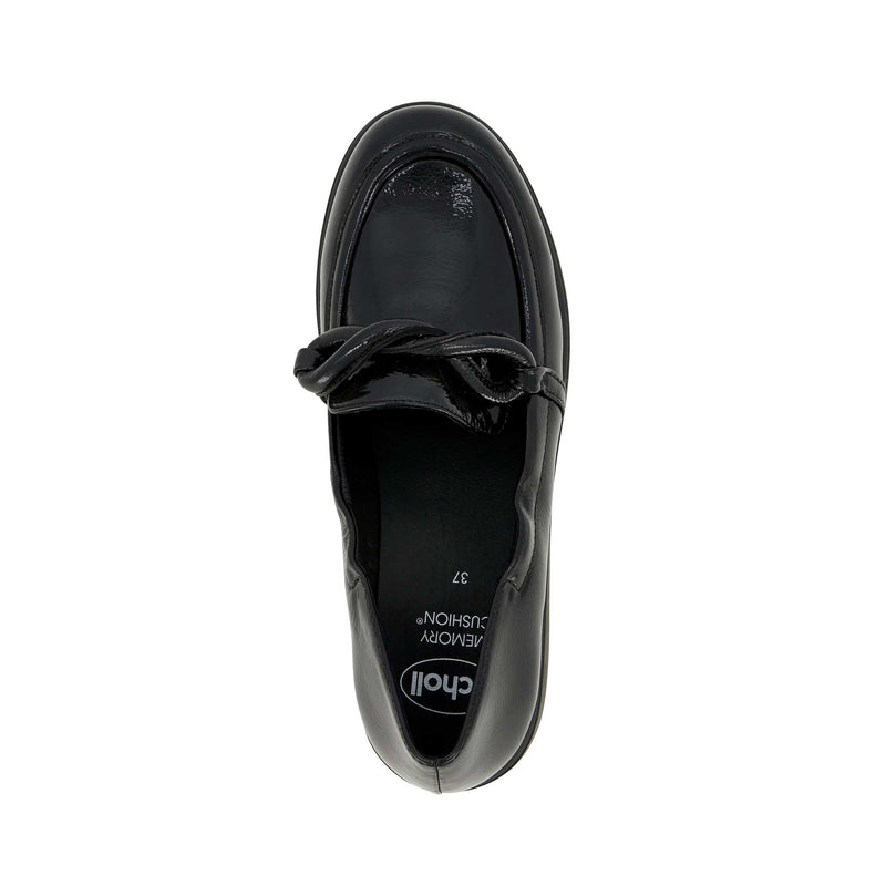 GILLY KNOT - Patent leather - Black - 