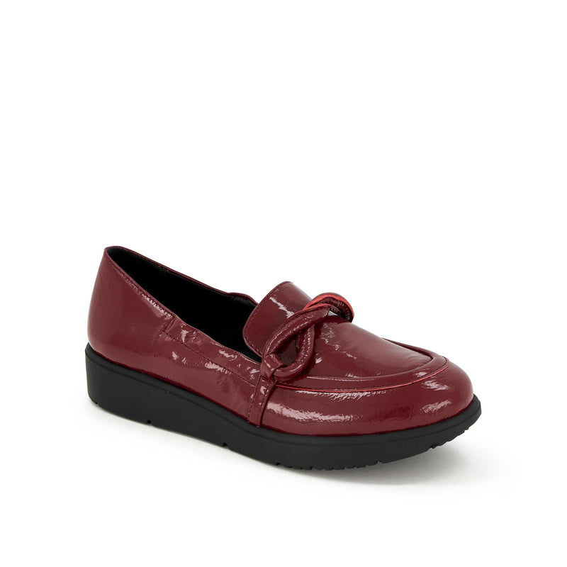 GILLY KNOT - Patent leather - Bordeaux - 