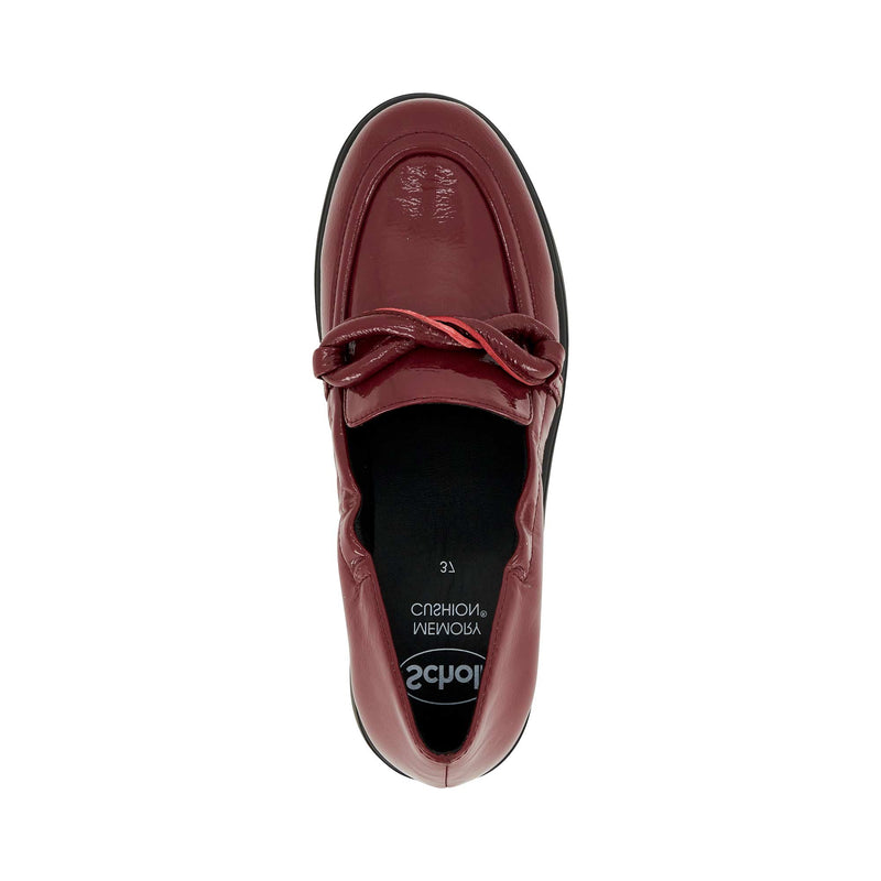 GILLY KNOT - Patent leather - Bordeaux - 