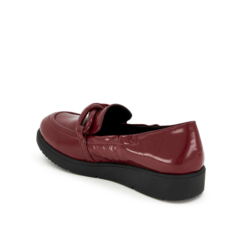 GILLY KNOT - Patent leather - Bordeaux - 